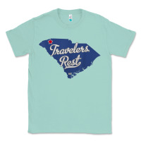 Seafoam travelers rest south carolina sc map Classic Tee - trangStudio