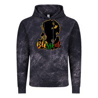 Cloud Black Blessed black history Vintage Hoodie - HowdyJamesFarm
