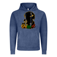 Vintage Denim Blessed black history Vintage Hoodie - HowdyJamesFarm