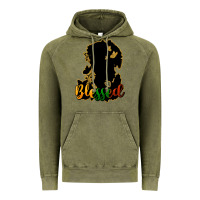 Vintage Olive Blessed black history Vintage Hoodie - HowdyJamesFarm