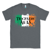 Charcoal Heather Tiocfaidh Ar La Vintage Ireland Irish Flag Gifts For Men Classic Tee - trangStudio