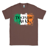 Chestnut Tiocfaidh Ar La Vintage Ireland Irish Flag Gifts For Men Classic Tee - trangStudio
