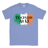 Colony Blue Tiocfaidh Ar La Vintage Ireland Irish Flag Gifts For Men Classic Tee - trangStudio