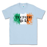Dusty Blue Tiocfaidh Ar La Vintage Ireland Irish Flag Gifts For Men Classic Tee - trangStudio