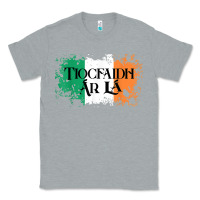 Heather Grey Tiocfaidh Ar La Vintage Ireland Irish Flag Gifts For Men Classic Tee - trangStudio