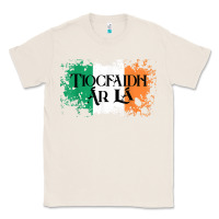 Natural Tiocfaidh Ar La Vintage Ireland Irish Flag Gifts For Men Classic Tee - trangStudio