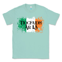 Seafoam Tiocfaidh Ar La Vintage Ireland Irish Flag Gifts For Men Classic Tee - trangStudio