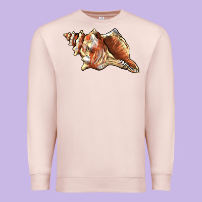 Sea   Shell Premium Sweatshirt Designed By Barkaloodesign