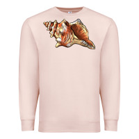 Pale Pink sea   shell Premium Sweatshirt - BarkalooDesign