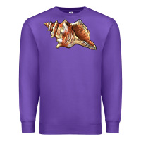 Purple sea   shell Premium Sweatshirt - BarkalooDesign