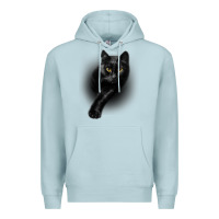 Blue Mist Black Cat Yellow EyesCats Tee Shirt Gifts Premium Hoodie - trangStudio
