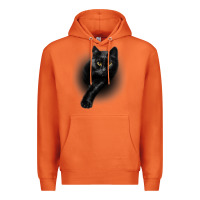 Carrot Black Cat Yellow EyesCats Tee Shirt Gifts Premium Hoodie - trangStudio