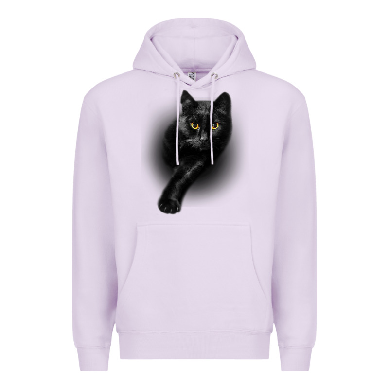 Black Cat Yellow Eyescats Tee Shirt Gifts Premium Hoodie by trangStudio | Teevron