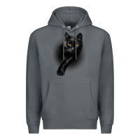 Rock Black Cat Yellow EyesCats Tee Shirt Gifts Premium Hoodie - trangStudio