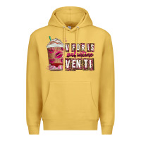 Antique Gold V For is Valentine Venti Premium Hoodie - CowhideDigitalArt