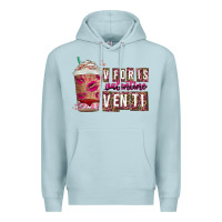 Blue Mist V For is Valentine Venti Premium Hoodie - CowhideDigitalArt
