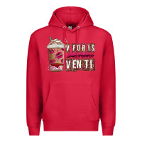 Cardinal V For is Valentine Venti Premium Hoodie - CowhideDigitalArt