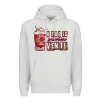 Dove Grey V For is Valentine Venti Premium Hoodie - CowhideDigitalArt