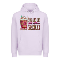 Lilac V For is Valentine Venti Premium Hoodie - CowhideDigitalArt