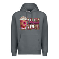 Rock V For is Valentine Venti Premium Hoodie - CowhideDigitalArt