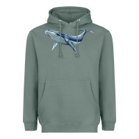 Sage humpback whale Heavyweight Hoodie - BarkalooDesign