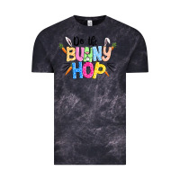 Cloud Black do the bunny hop easter Vintage Tee - CowGirlArtShop