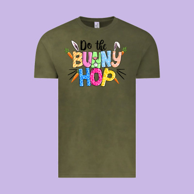 Do The Bunny Hop Easter Vintage Tee Designed By Cowgirlartshop