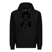 Black vintage leia Premium Hoodie - trangStudio