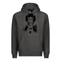 Charcoal Heather vintage leia Premium Hoodie - trangStudio