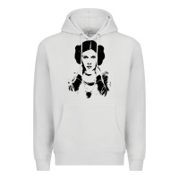 Dove Grey vintage leia Premium Hoodie - trangStudio