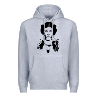 Heather Grey vintage leia Premium Hoodie - trangStudio