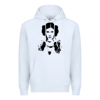 White vintage leia Premium Hoodie - trangStudio