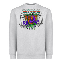 Heather Grey witch dont kill my vibe Heavyweight Sweatshirt - SublimationCraftShop