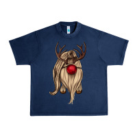 Navy deer gnome Urban Heavy Tee - CowGirlArtShop