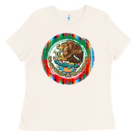 Bone Mexico Coat of Arms Ladies Tee - texasbilliewilder