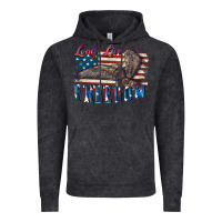 Vintage Black Long live freedom 4th of july Vintage Hoodie - CowGirlArtShop