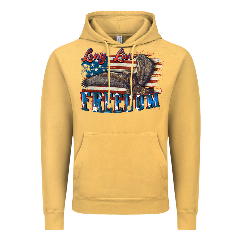 Long Live Freedom 4th Of July Vintage Hoodie by CowGirlArtShop | Teevron