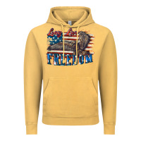 Vintage Mustard Long live freedom 4th of july Vintage Hoodie - CowGirlArtShop