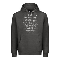 Charcoal Heather edgar allan poe literary gift, annabel lee quote gothic poet t shirt Premium Hoodie - trangStudio