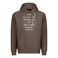 Coffee edgar allan poe literary gift, annabel lee quote gothic poet t shirt Premium Hoodie - trangStudio