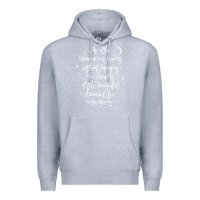 Heather Grey edgar allan poe literary gift, annabel lee quote gothic poet t shirt Premium Hoodie - trangStudio