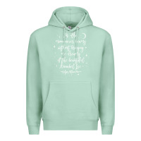 Seafoam edgar allan poe literary gift, annabel lee quote gothic poet t shirt Premium Hoodie - trangStudio