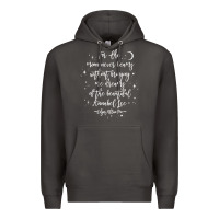 Smoke edgar allan poe literary gift, annabel lee quote gothic poet t shirt Premium Hoodie - trangStudio