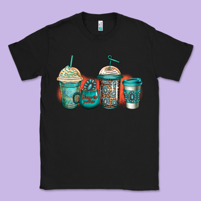 Turquoise Junkie Coffee Cups Classic Tee Designed By Jasminsmagicworld