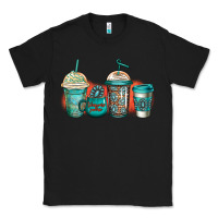 Black turquoise junkie coffee cups Classic Tee - Jasminsmagicworld