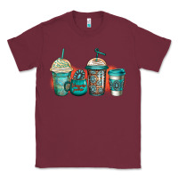 Burgundy turquoise junkie coffee cups Classic Tee - Jasminsmagicworld