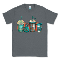 Charcoal Heather turquoise junkie coffee cups Classic Tee - Jasminsmagicworld