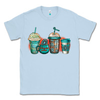 Dusty Blue turquoise junkie coffee cups Classic Tee - Jasminsmagicworld