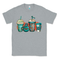 Heather Grey turquoise junkie coffee cups Classic Tee - Jasminsmagicworld