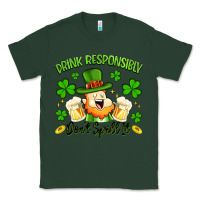 Sports Green drink responsibly dont spill it Classic Tee - Artiststas